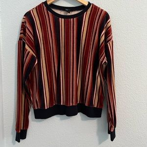Forever 21 Striped long sleeve top